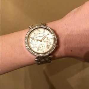 Silver Michael Kors watch